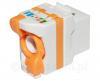 Moduł keystone RJ45 kat. 6A UTP beznarzędziowy 2404-2