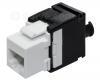 Moduł keystone RJ45 kat. 6A UTP beznarzędziowy + holder 2335-2-H