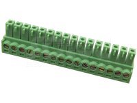 Listwa zaciskowa połączeniowa 16 pól  raster 3,81mm TLPS100V-16P