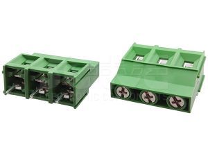 Listwa zaciskowa połaczeniowa 2 pola  raster 9,52mm MB910-952-03