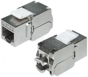 Moduł keystone RJ45 kat. 5e STP beznarzędziowy MINI 2336-E