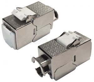 Moduł keystone RJ45 kat. 8.1 STP beznarzędziowy MINI 2502-E-Z