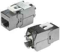 Moduł keystone RJ45 kat. 8 STP beznarzędziowy MINI 2502-E