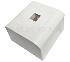 Pusta obudowa/puszka natynkowa na 1 moduł keystone 7003-2