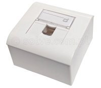 Pusta obudowa/puszka natynkowa na 1 moduł keystone 7005-2
