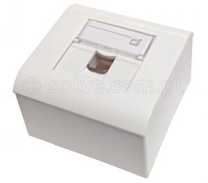 Pusta obudowa/puszka natynkowa na 1 moduł keystone 7005-2