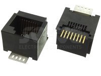 Złacze gniazdo RJ-45  8p8c  SMT pionowe taśma/rolka