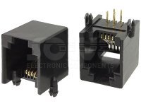 Złącze gniazdo RJ11 6p4c THT 1012-0-64-13C