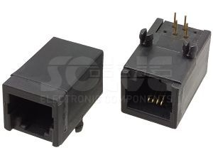 Złącze gniazdo RJ11 6p4c THT 1036-0-64-13C