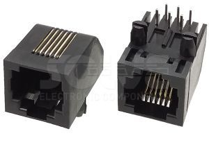 Złacze gniazdo RJ12 6p6c THT 1019-0-66-13C