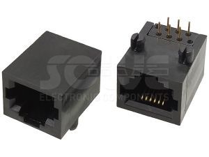 Złącze gniazdo RJ12 6p6c THT 1088-0-66-162