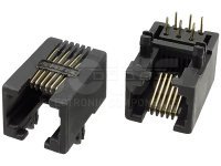 Złącze gniazdo RJ12 6p6c THT 1094-0-66-13C