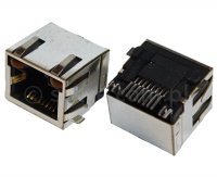 Złącze gniazdo RJ45 8p8c SMT kątowe LED ekran 1249-0-88-162