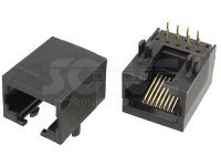 Złącze gniazdo RJ45 8p8c THT 1043-0-08-13C
