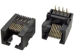Złącze gniazdo RJ45 8p8c THT 1094-0-88-13C