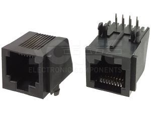 Złącze gniazdo RJ45 8p8c THT panel 1002-1-88-13C
