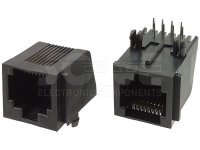 Złącze gniazdo RJ45 8p8c THT panel 1002-1-88-13C