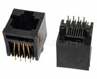 Złącze gniazdo RJ45 8p8c THT pionowe 1007-0-88-13C