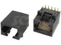 Złącze gniazdo RJ50 10p10c THT 1043-0-00-13C