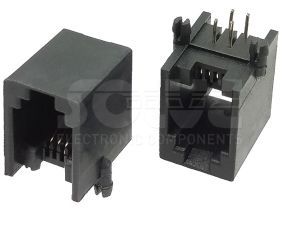 Złącze gniazdo RJ9 4p4c THT 1011-0-44-13C