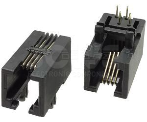 Złącze gniazdo RJ9 4p4c THT 1094-0-44-13C